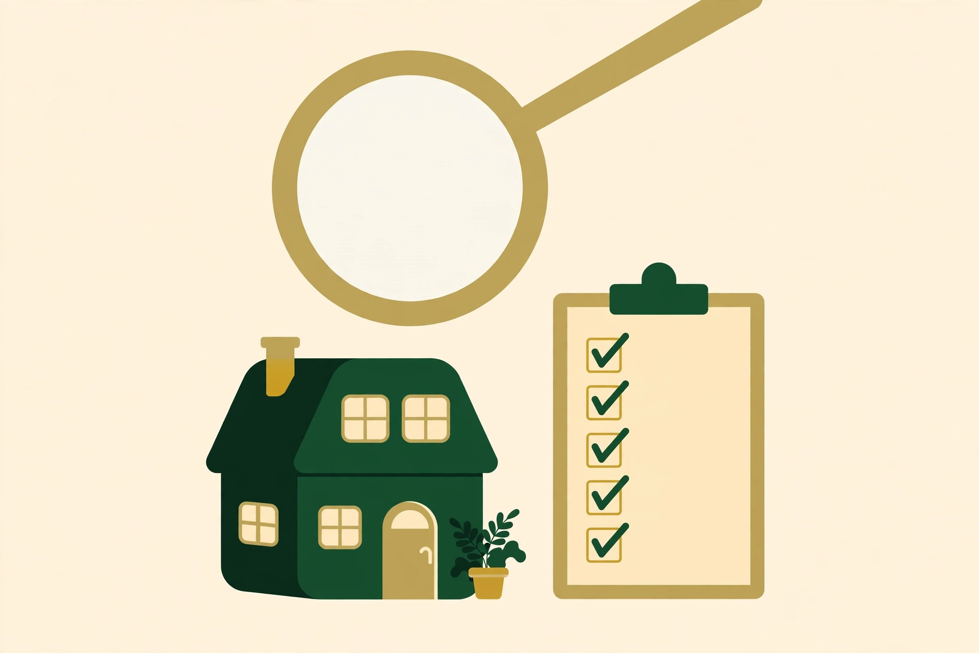 Ilustrasi checklist survei kost